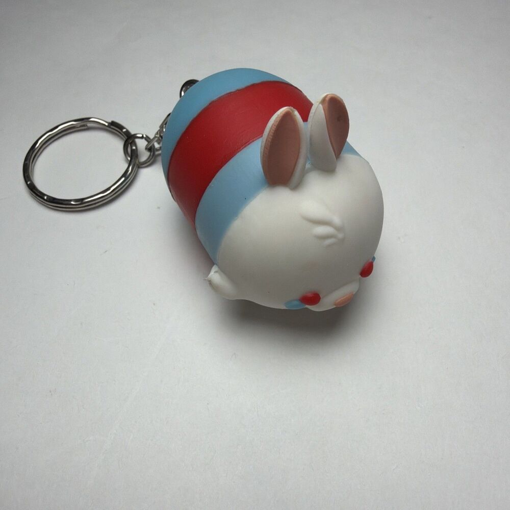 Disney Tsum Tsum Figure Keychain - White Rabbit